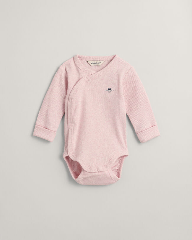 Baby-malliston ribbineulottu Shield‑kietaisubody