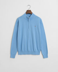 Teens-malliston Shield-puuvillaneulepusero, jossa vetoketjullinen pääntie