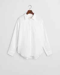 Relaxed fit ‑mitoitettu pellavapaita