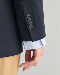 Regular fit ‑mitoitettu jerseybleiseri