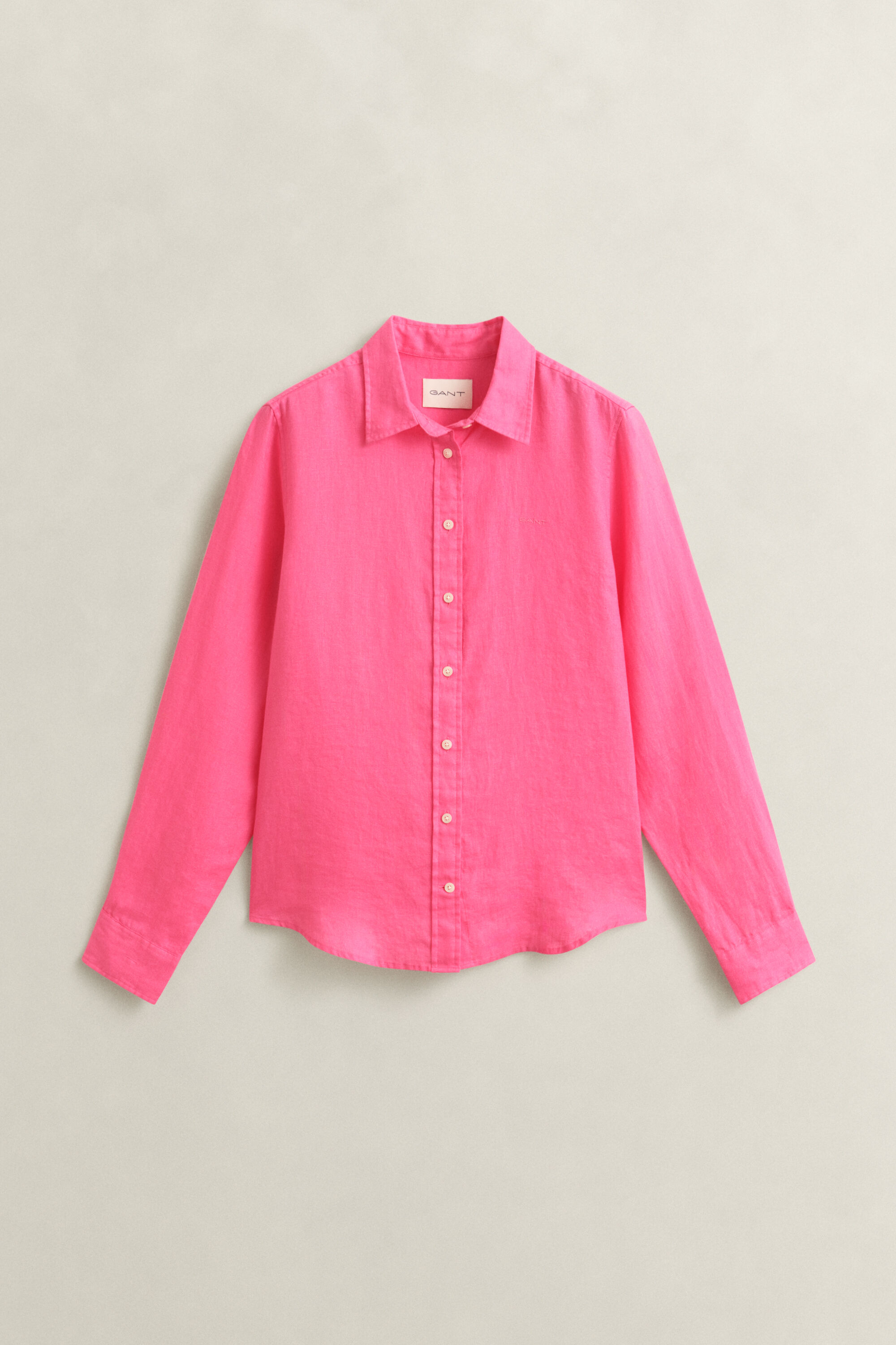 Regular fit ‑mitoitettu pellavapaita