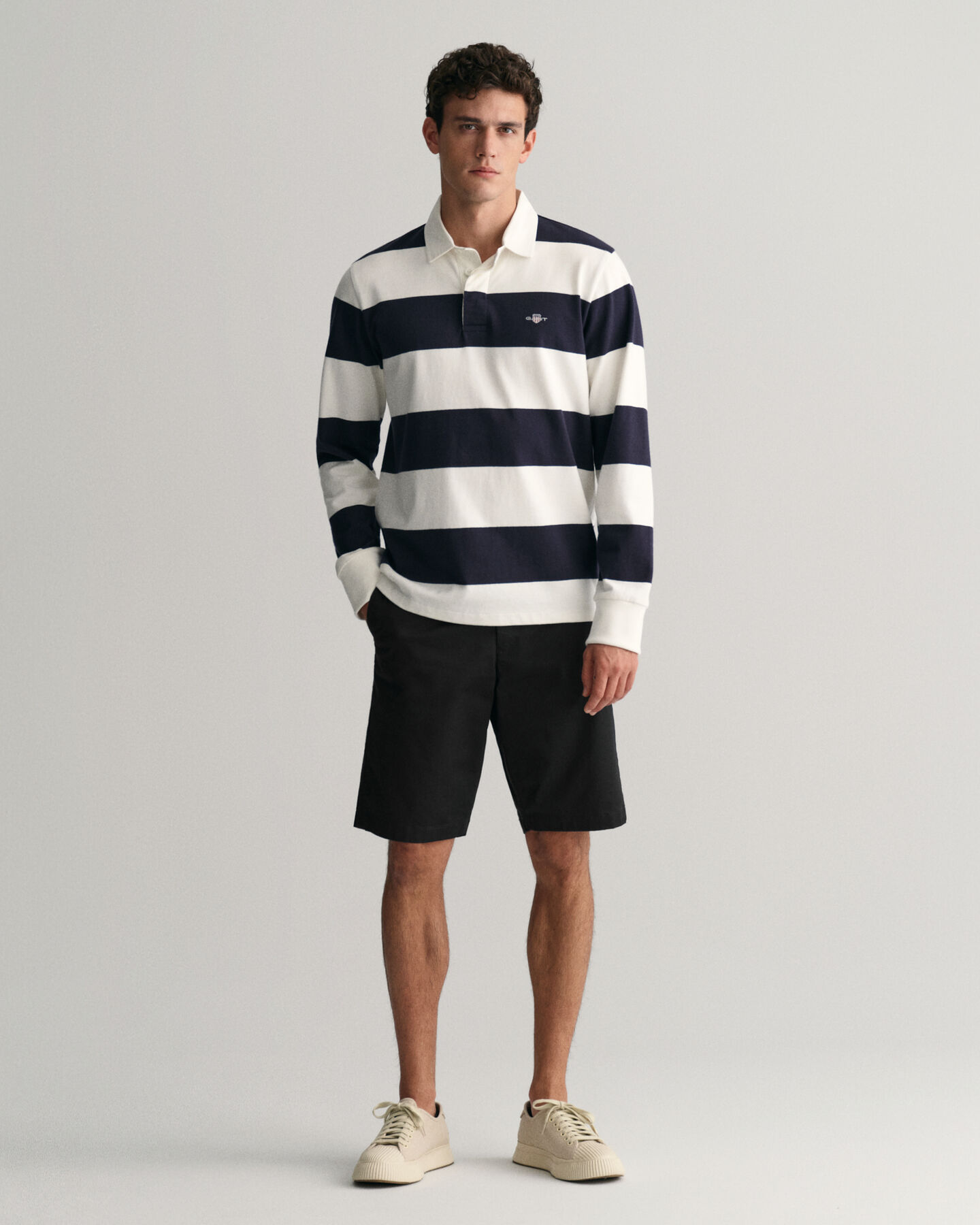 Relaxed fit ‑mitoitetu tvillishortsit