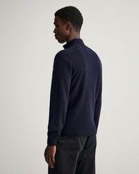 Vetoketjullinen neuletakki erittäin hienosta lampaanvillasta