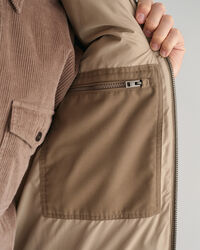 Flanellikankainen Puffer-takki