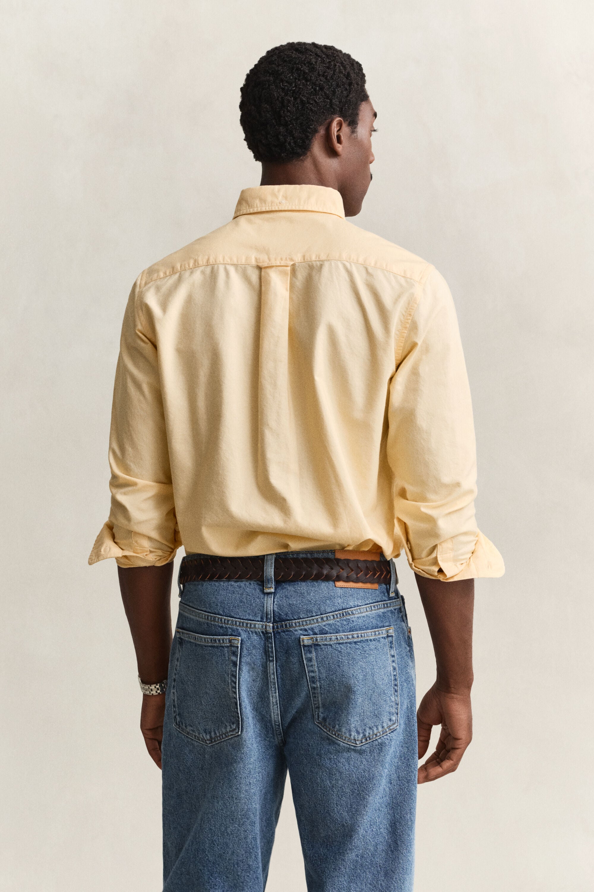 Regular fit ‑mitoitettu klassinen oxford-paita