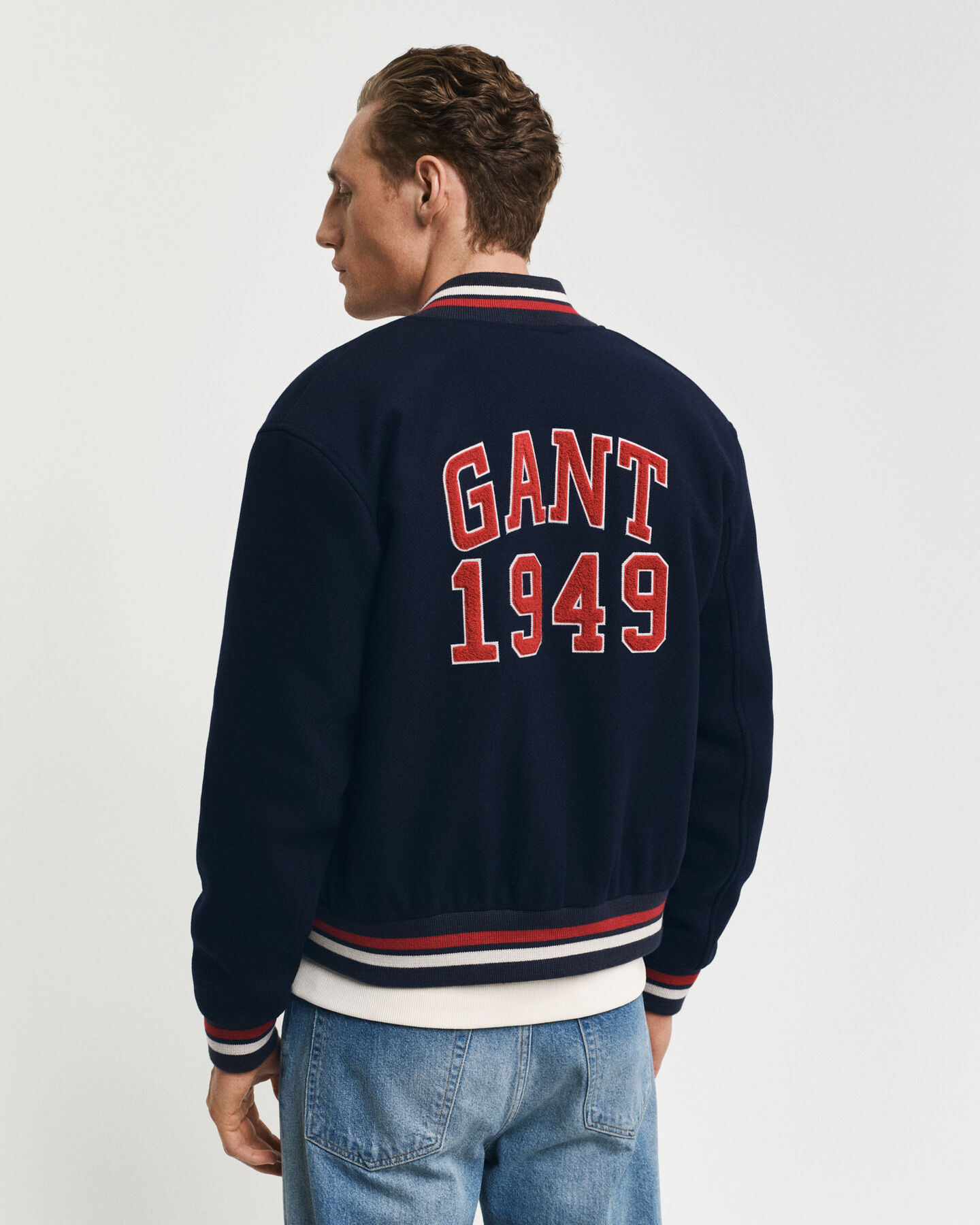 GANT Varsity Jacket ‑villasekoitetakki