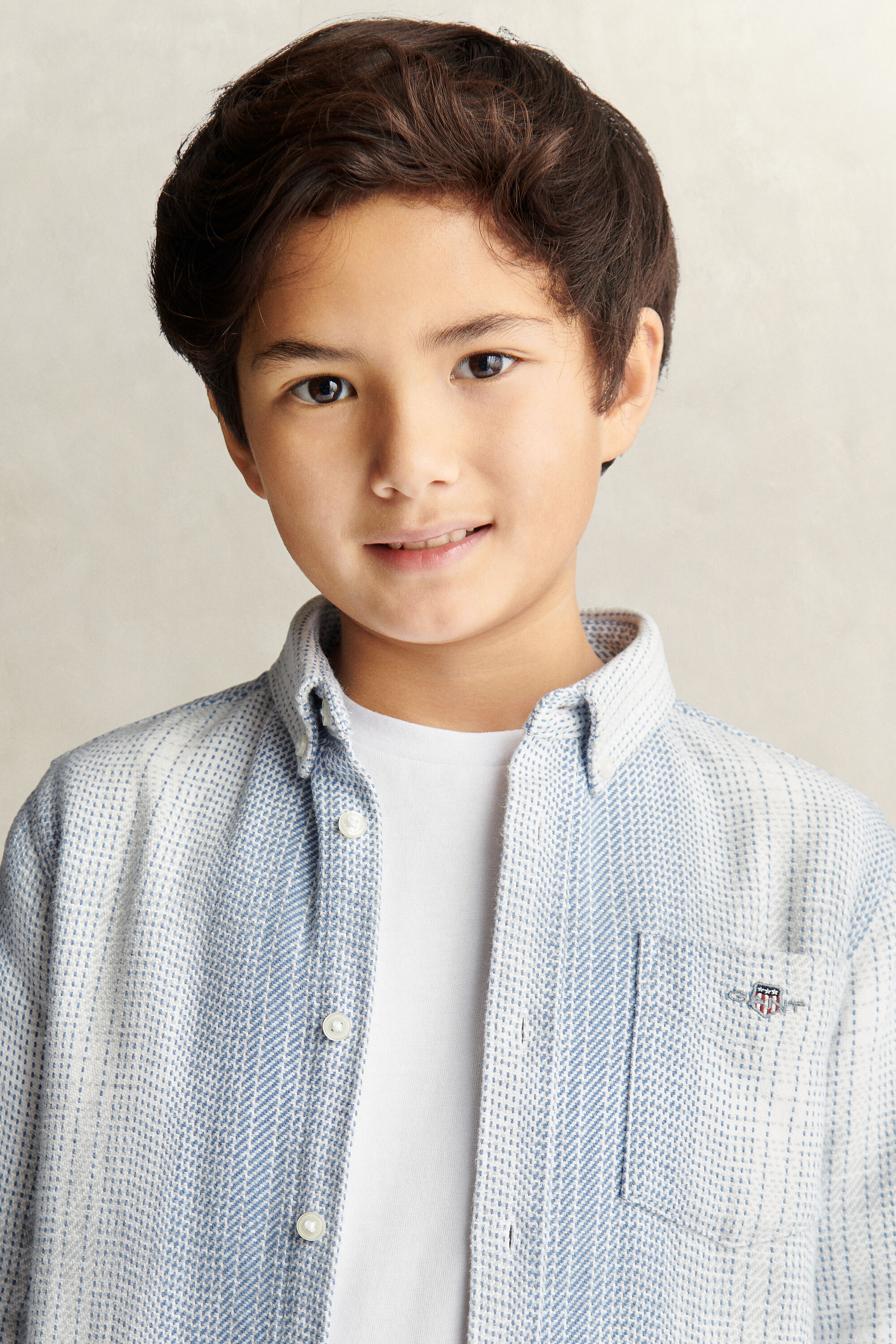 Teen Boys ‑malliston ruudullinen paitatakki