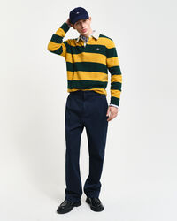 Relaxed&nbsp;fit ‑mitoitetut puuvillatvillichinot