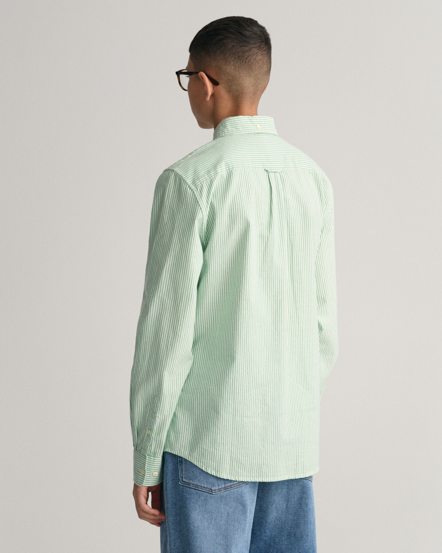 Teen Boys -malliston raidallinen oxford-paita