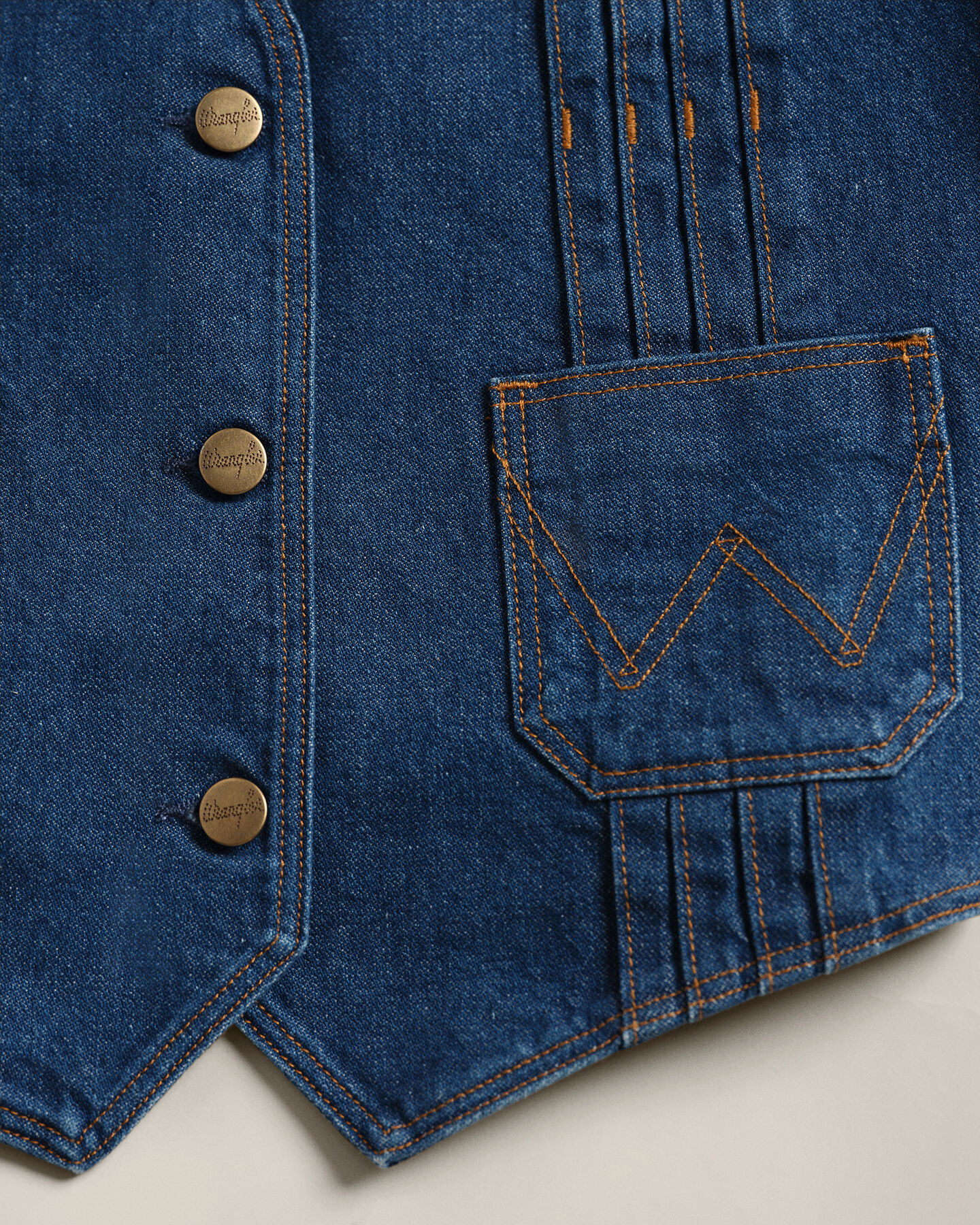 Wrangler x GANT ‑malliston farkkuliivi