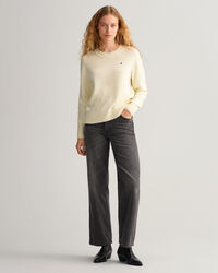 Icon G ‑puuvillaneulepusero, py&ouml;re&auml; p&auml;&auml;ntie