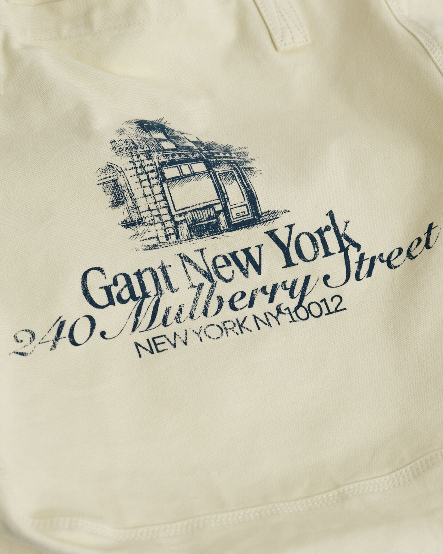 Puuvillakanvaasikankainen ostoskassi