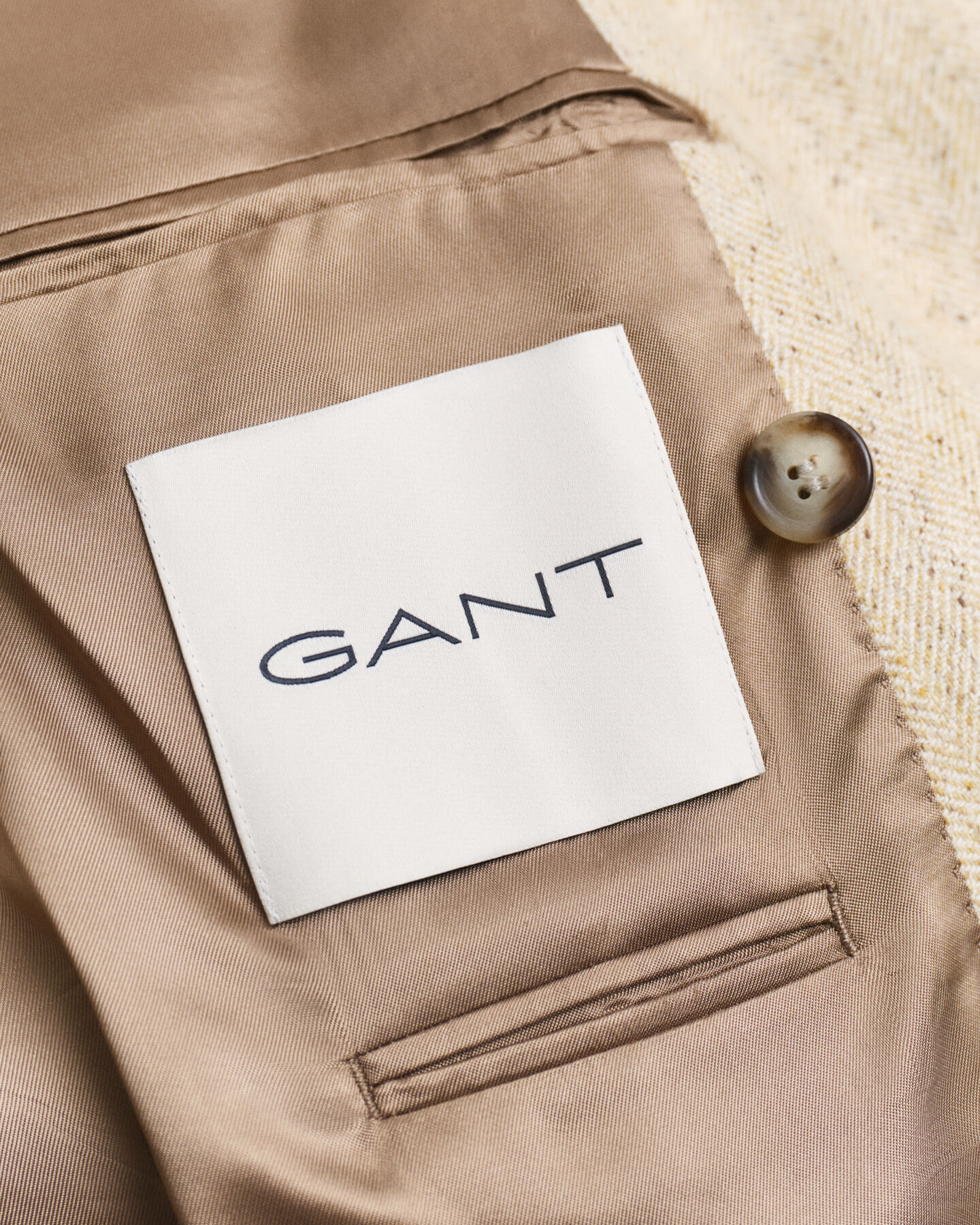 Relaxed fit ‑mitoitettu kalanruotokuvioinen puvuntakki