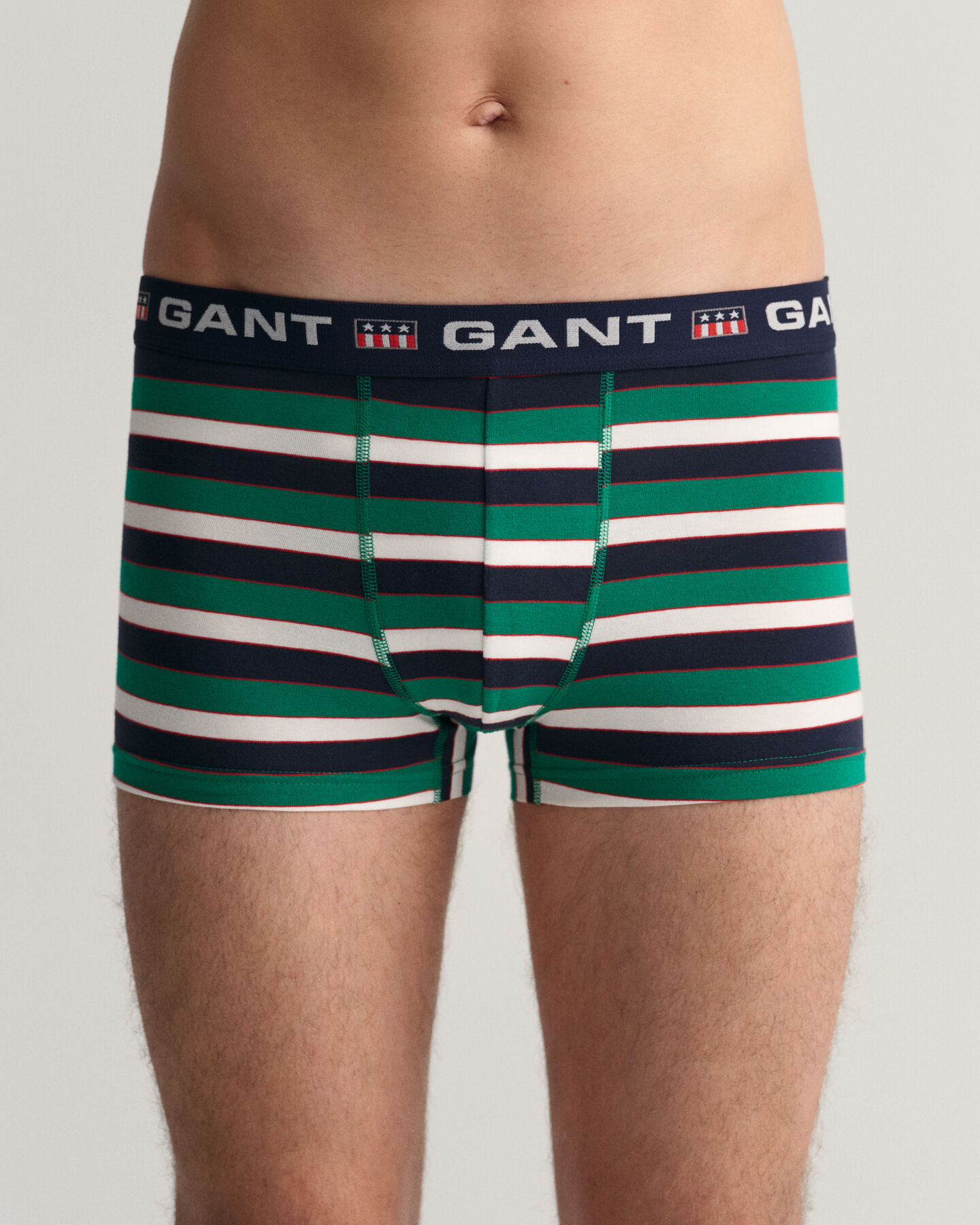 Raidalliset Retro Shield ‑bokserit (3&nbsp;kpl)