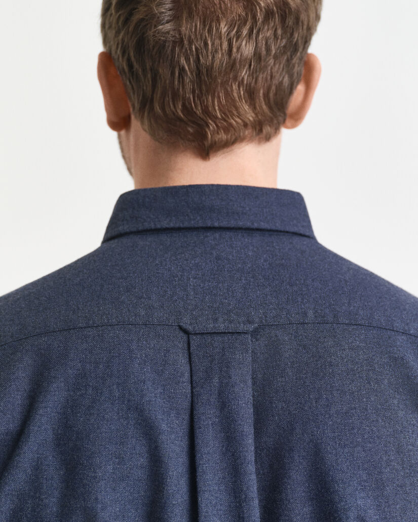 Regular fit ‑mitoitettu meleerattu flanellipaita