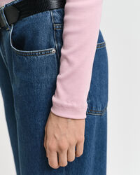 Pitkähihainen joustinneulepoolo