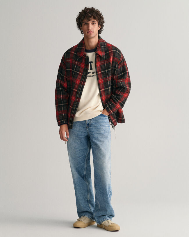 GANT USA ‑collegepaita, jossa py&ouml;re&auml; p&auml;&auml;ntie