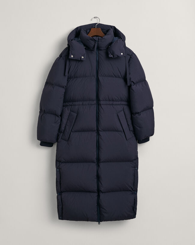 Kokopitkä untuvatakki