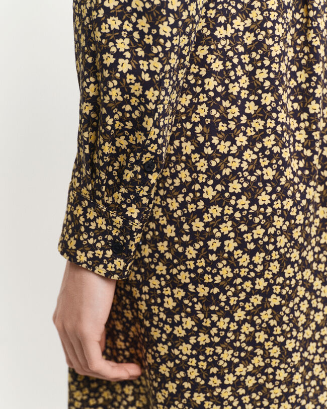 Floral Print Shirt Dress