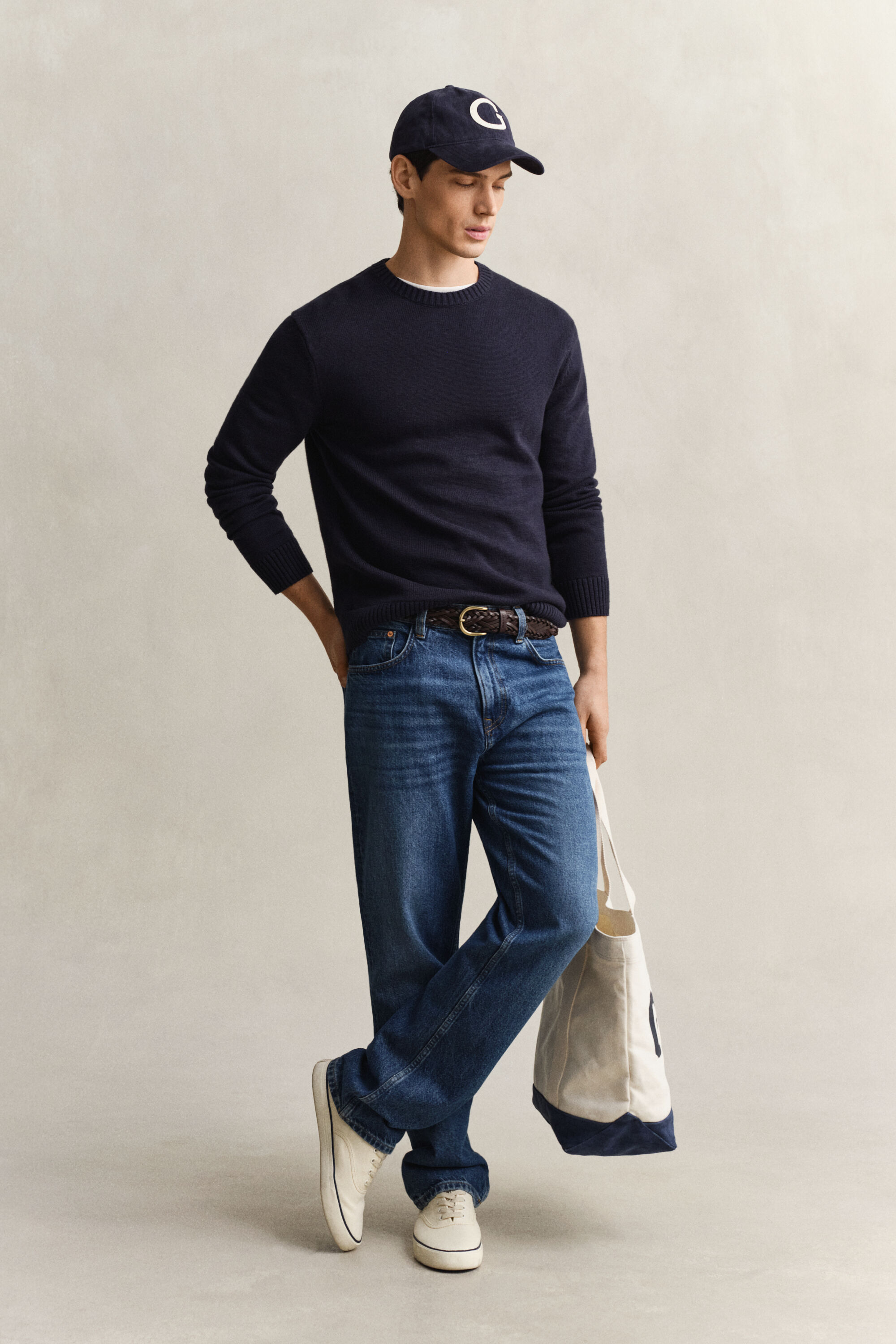 Straight fit ‑mitoitetut farkut