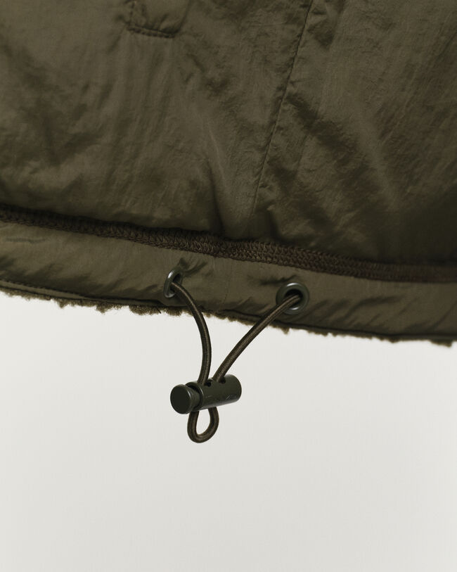 Vetoketjullinen fleece-kääntötakki