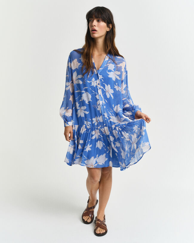 Läpikuultava kukkamekko