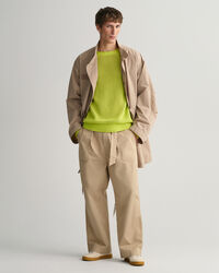 Open Texture -neulepusero, jossa py&ouml;re&auml; p&auml;&auml;ntie