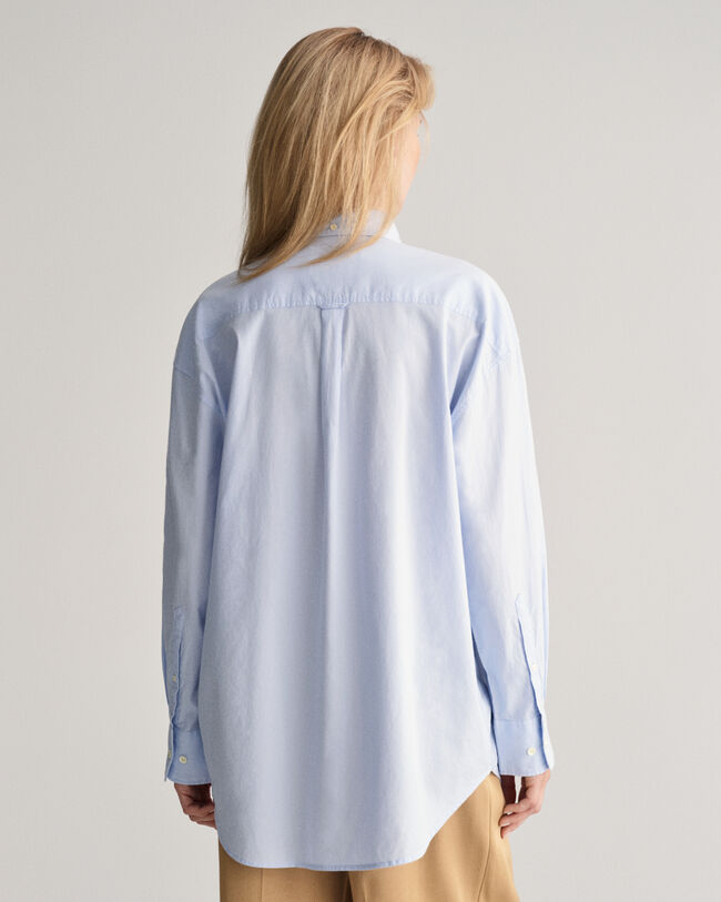 Oversized fit ‑mitoitettu Luxury-oxford-paita