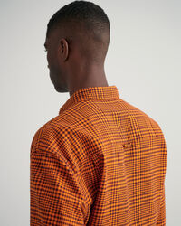 Oversized fit ‑mitoitettu Houndstooth-puuvillapaita