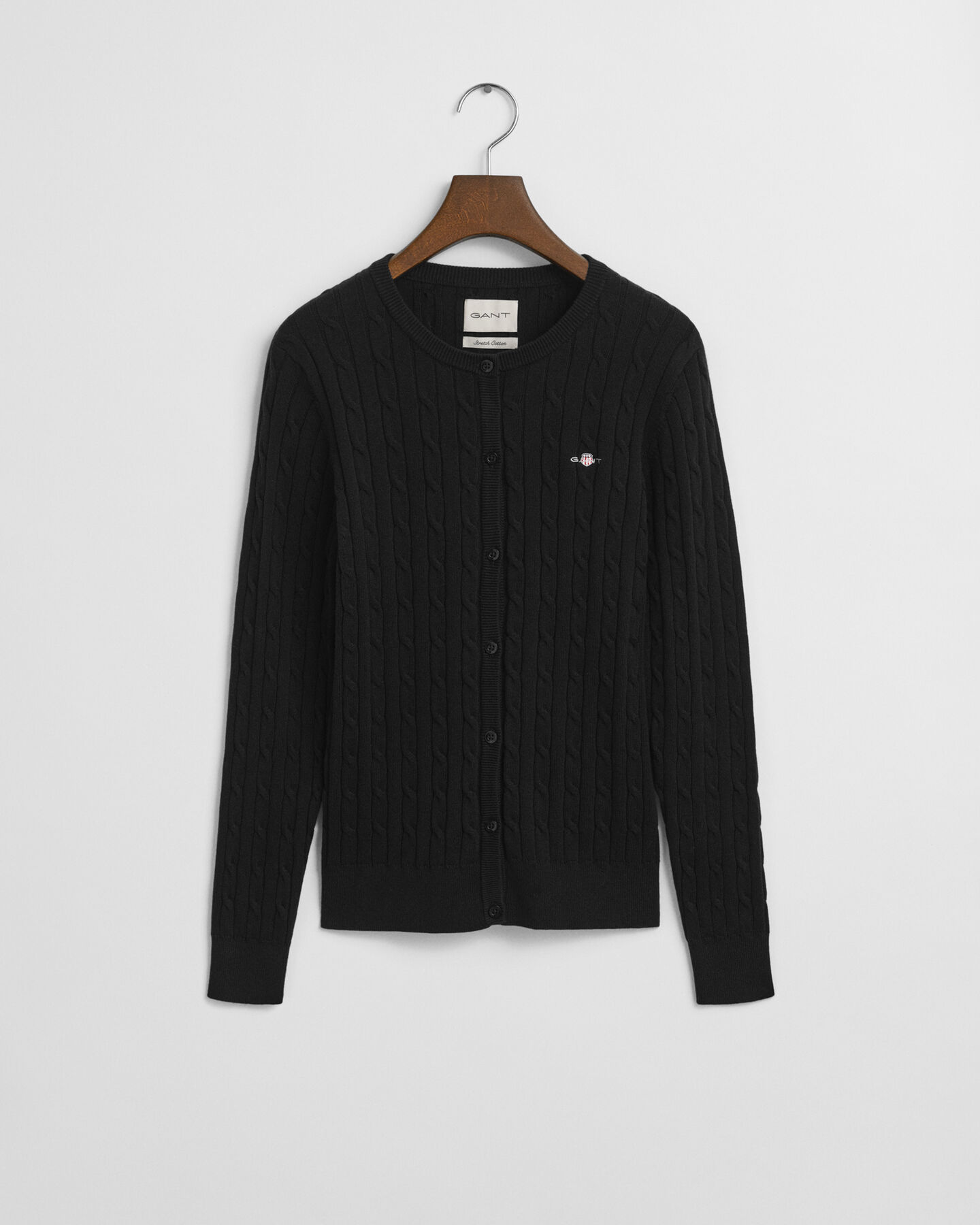 Joustopuuvillainen Shield-palmikkoneuletakki