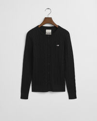 Joustopuuvillainen Shield-palmikkoneuletakki