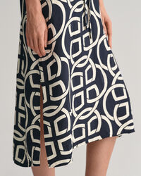 Lyhythihainen printtikuvioitu Monogram-kaftaani