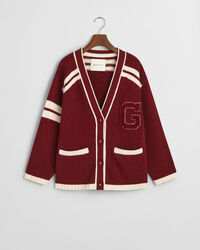 GANT Varsity ‑neuletakki, v-pääntie