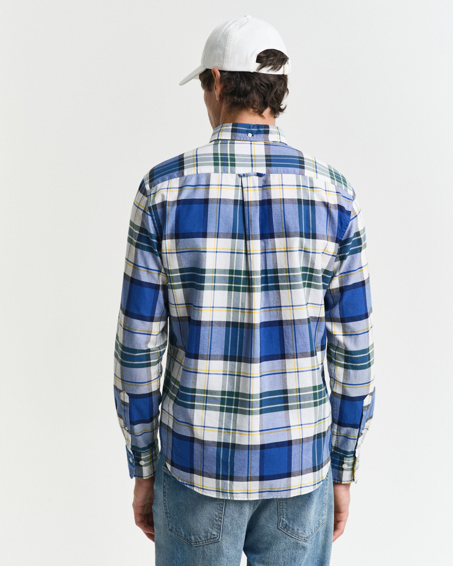 Regular&nbsp;fit ‑mitoitettu ruudullinen Archive-oxford-paita