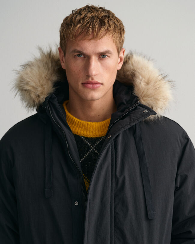 Kaksiosainen untuvaparkatakki