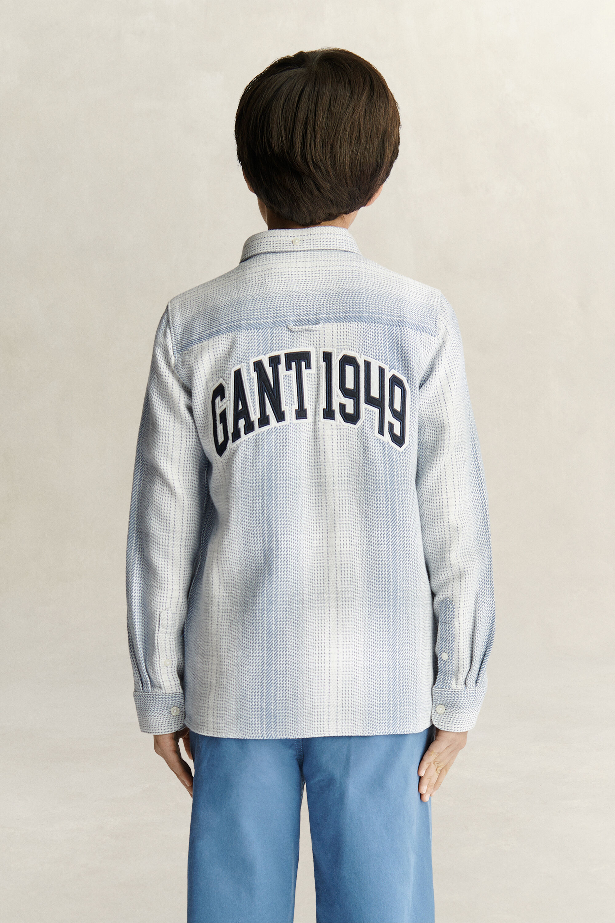 Teen Boys ‑malliston ruudullinen paitatakki