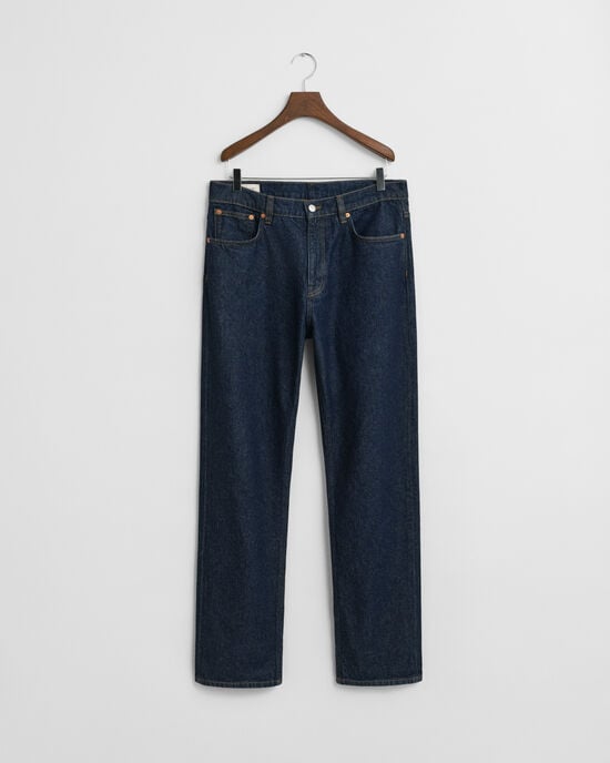 Straight fit ‑mitoitetut farkut