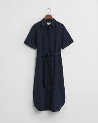 Lyhythihainen pellavapaitamekko