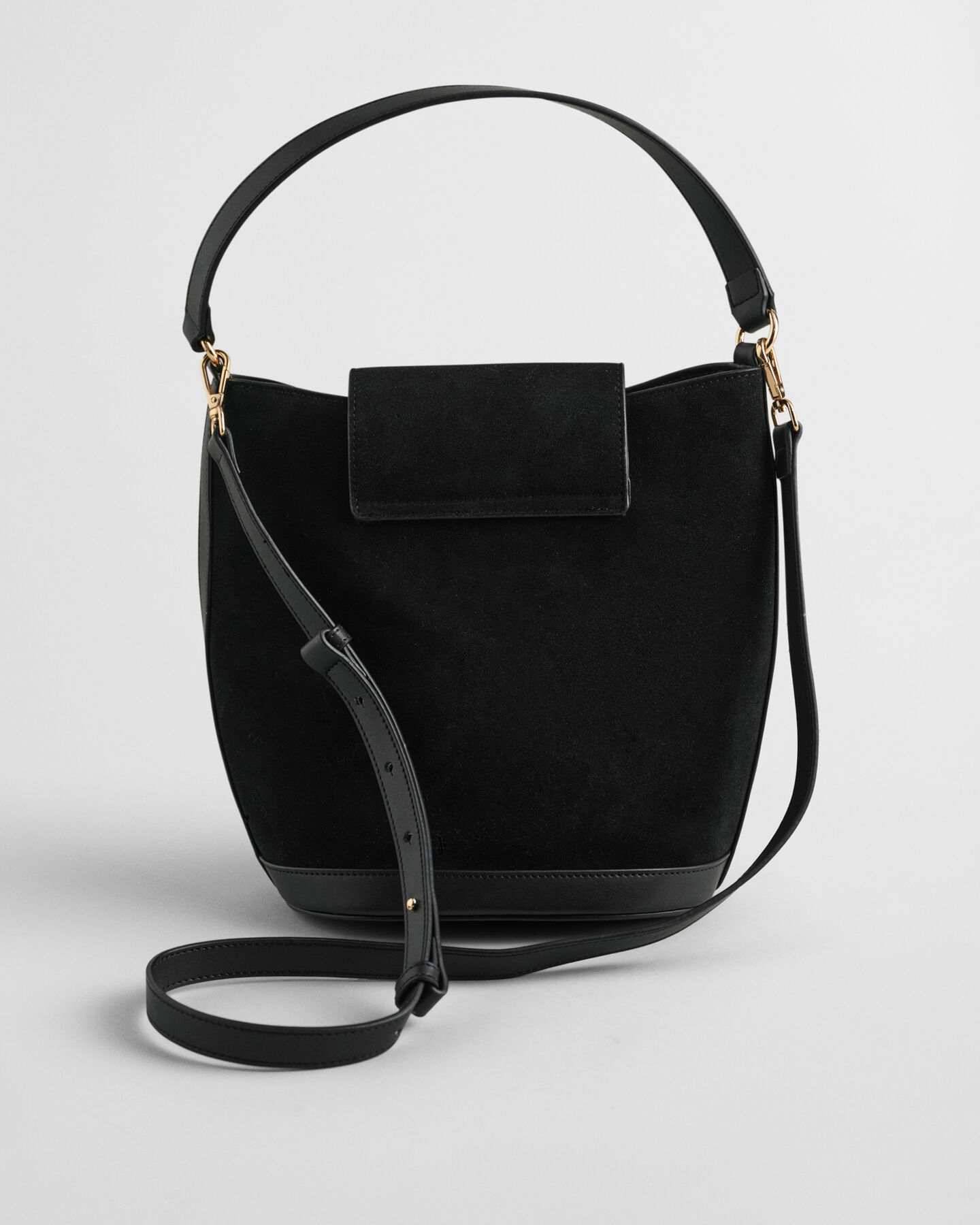 Mokkanahkainen ämpärilaukku