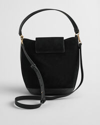 Mokkanahkainen ämpärilaukku