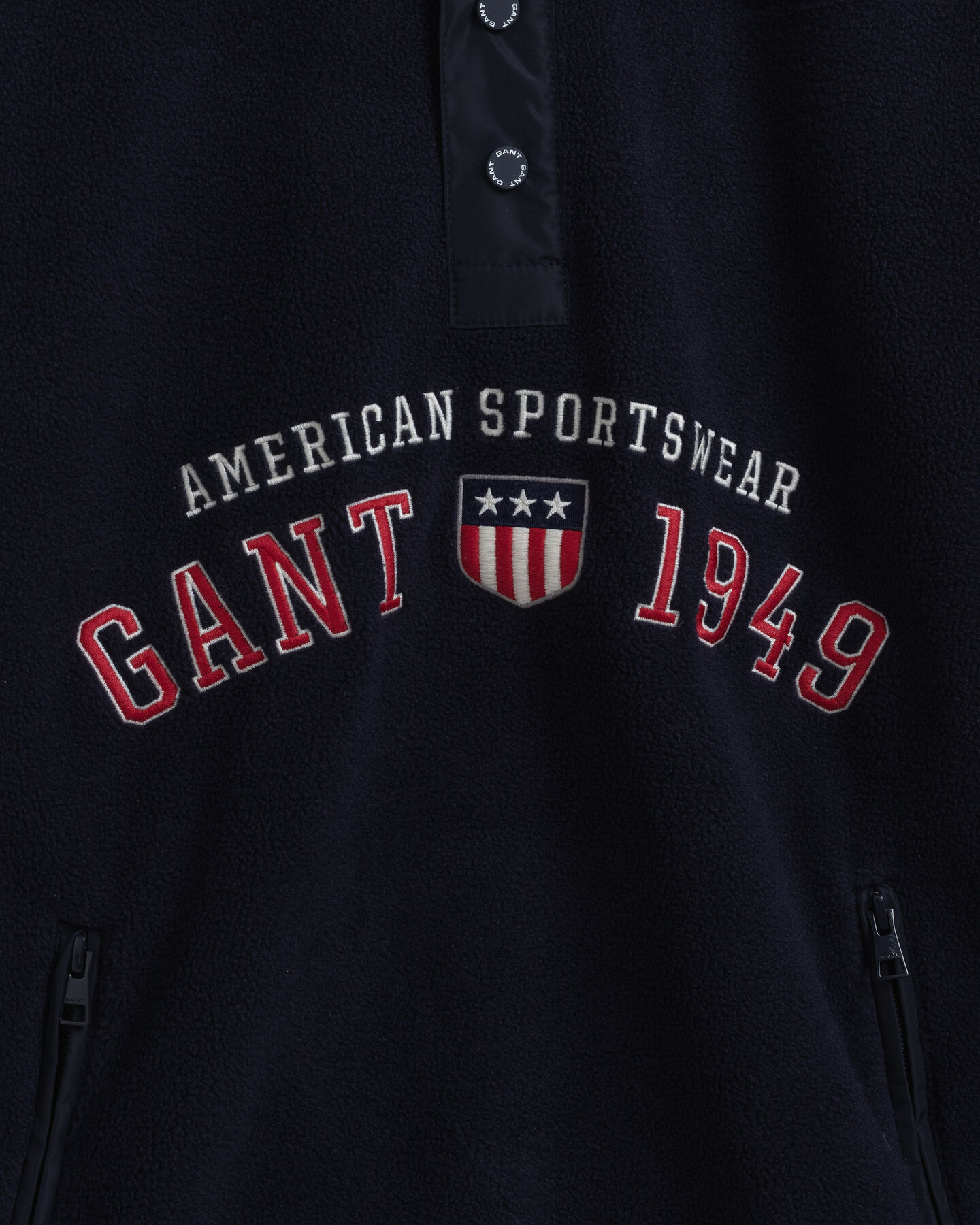 Retro Shield ‑fleecetakki