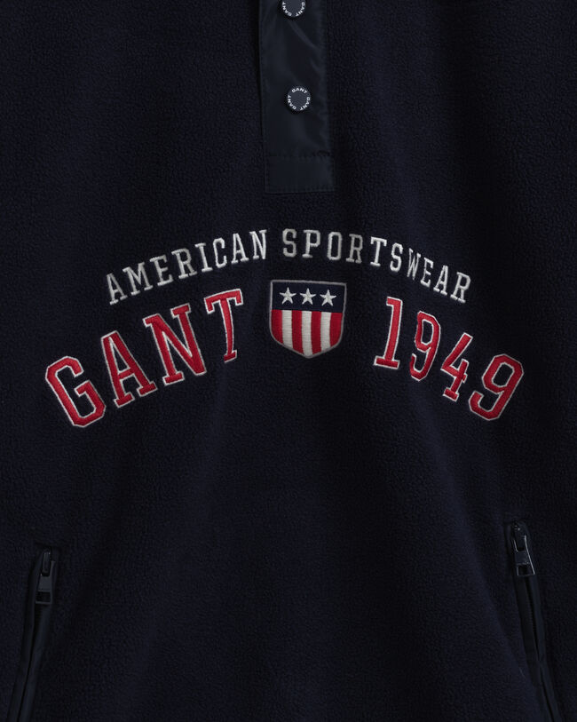 Retro Shield ‑fleecetakki