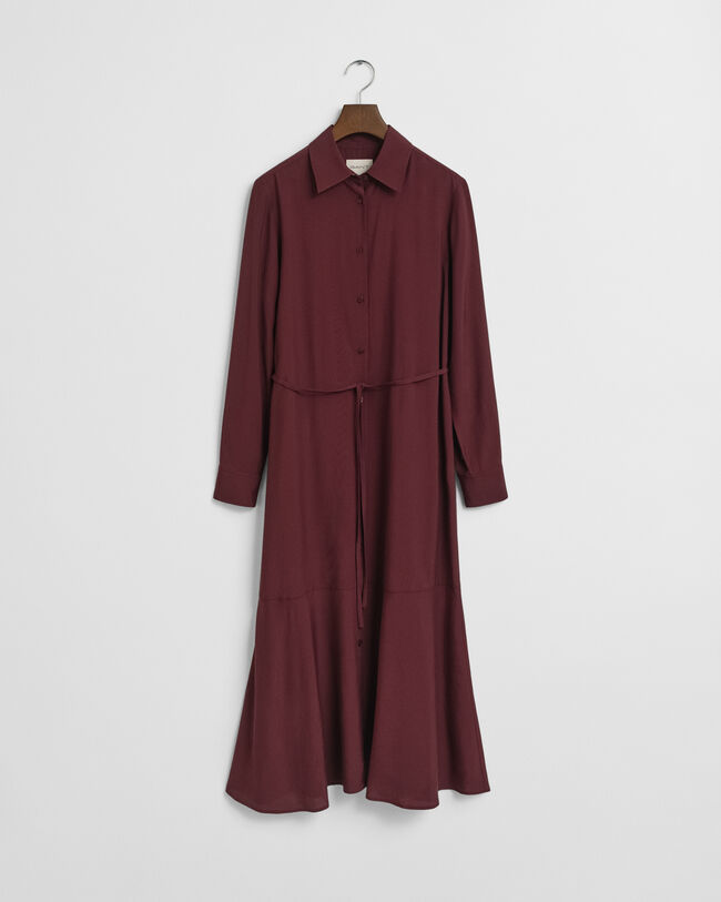 Midimittainen viskoosikankainen paitamekko