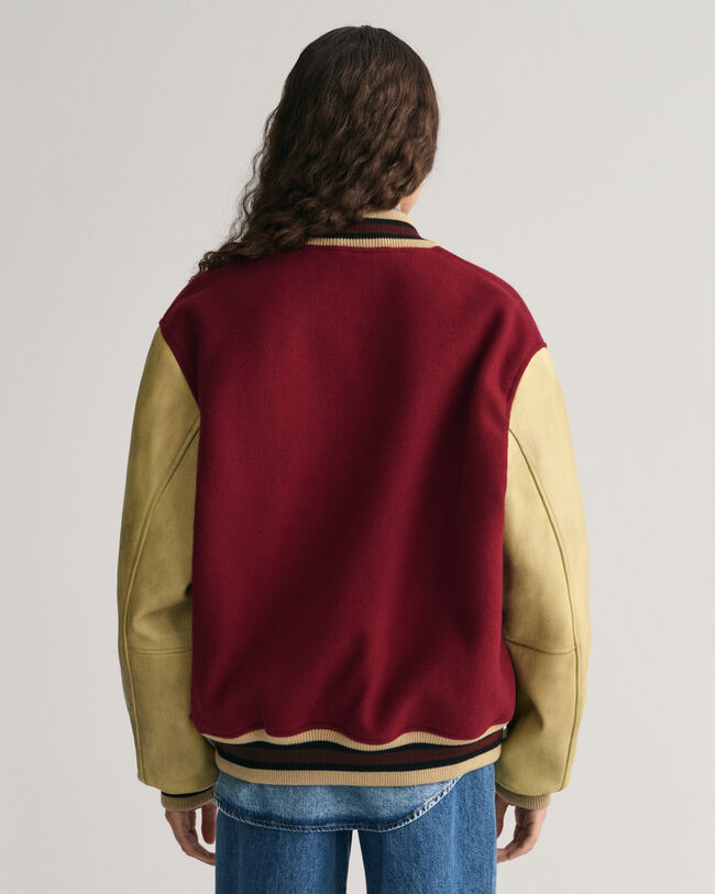 Topattu Mix GANT Varsity Jacket ‑takki
