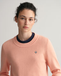 Icon G ‑puuvillaneulepusero, py&ouml;re&auml; p&auml;&auml;ntie