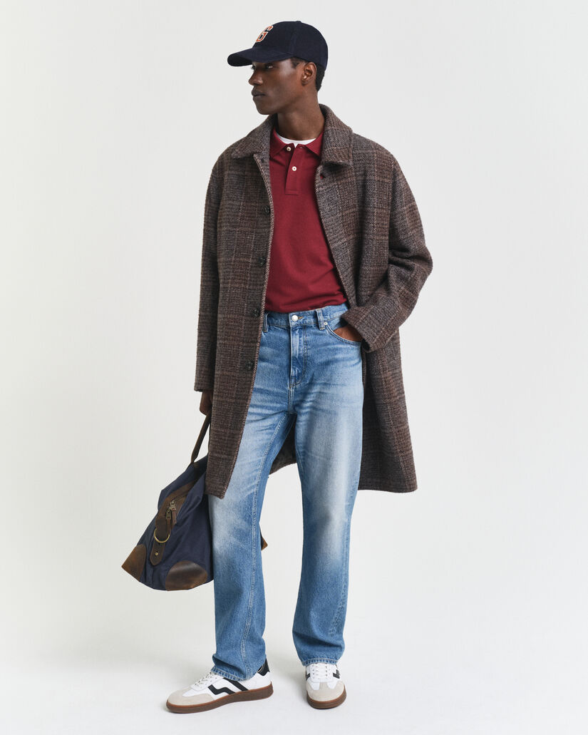 Regular fit -mitoitettu Shield-pikeepaita