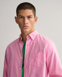 Regular fit ‑mitoitettu raidallinen Archive-oxford-paita