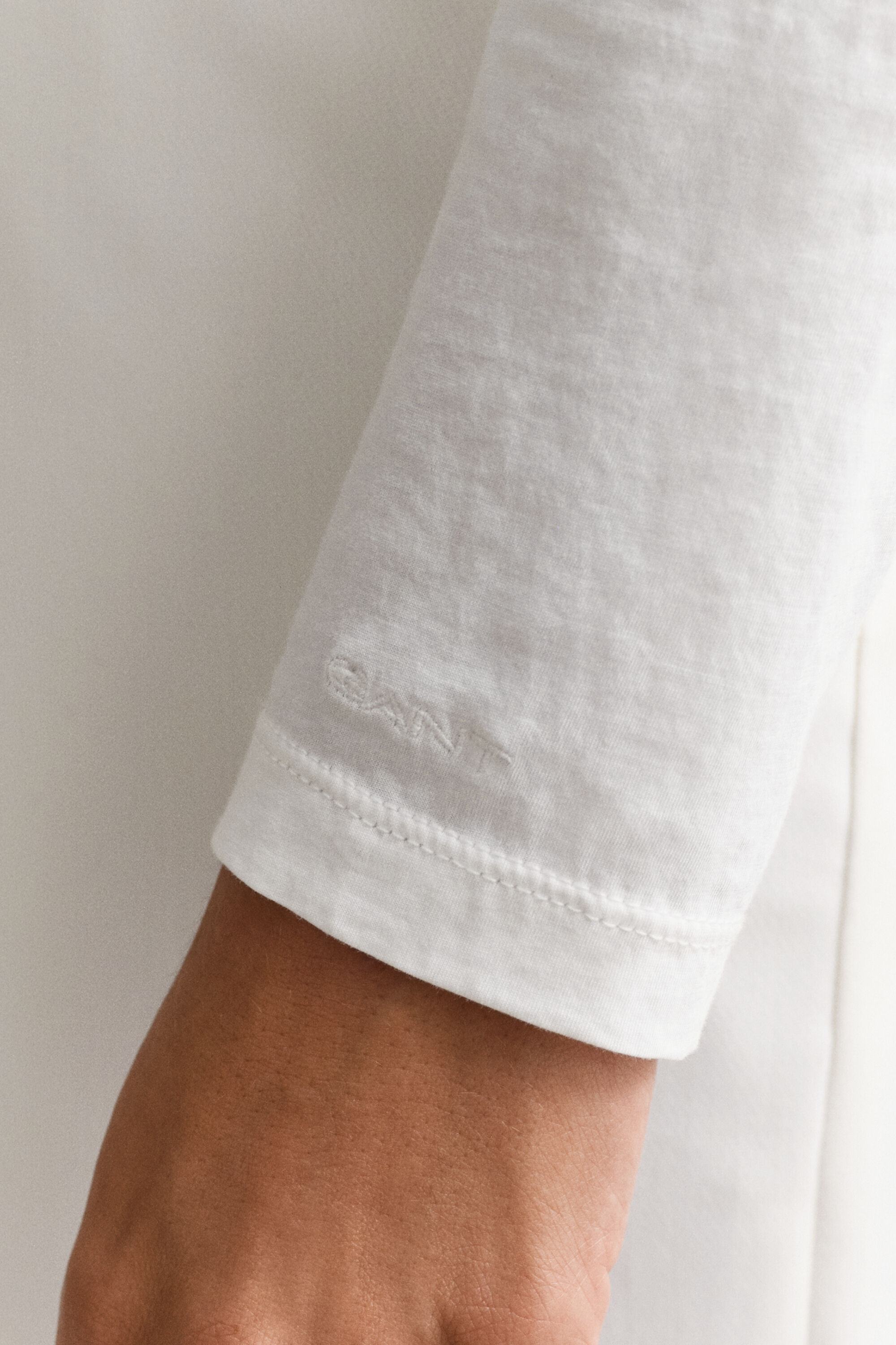 Pitkähihainen puuvilla-t‑paita