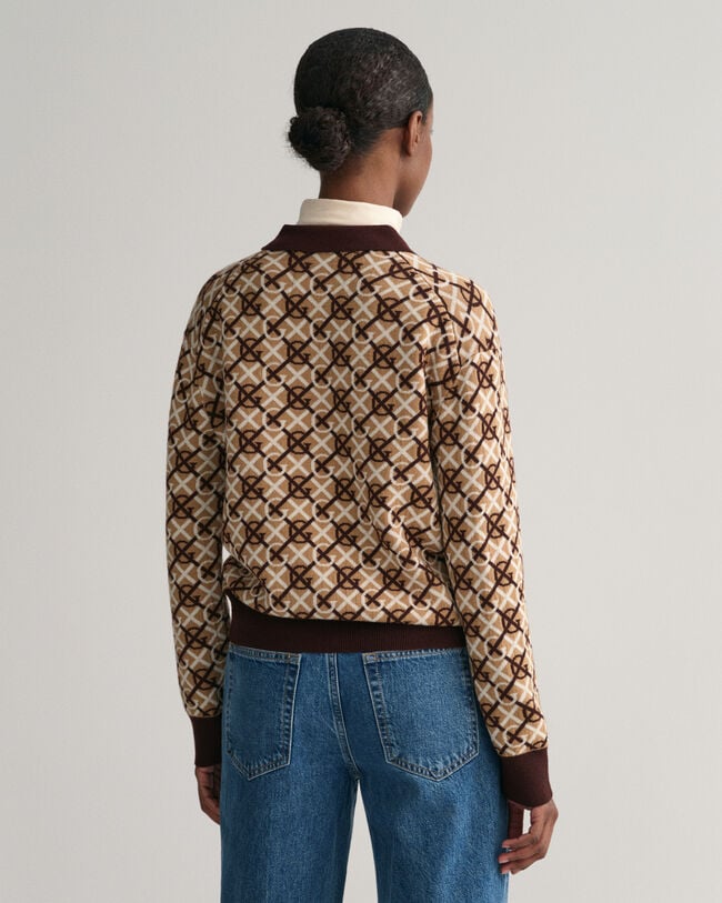 G Patterned ‑jacquard-pikeeneulepusero