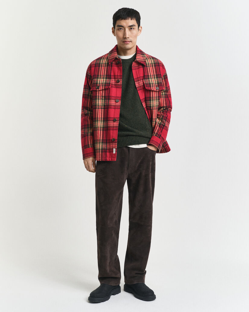 Nyppypintainen villasekoiteneulepusero, py&ouml;re&auml; p&auml;&auml;ntie